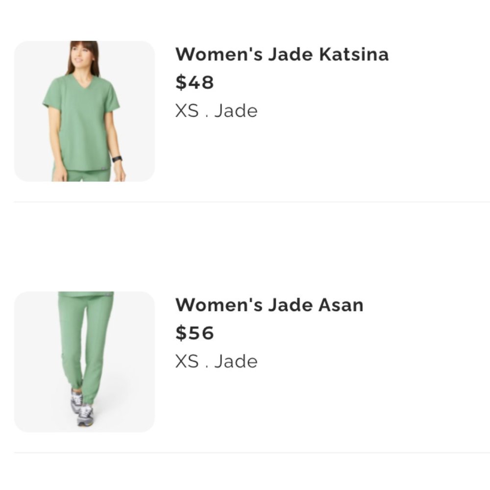 Figs Set - Top: Katsina/Jade/XS, Bottom: Asan/Jade/XS